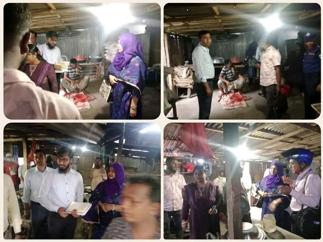 কোটচাঁদপুরে নিরাপদ খাদ্য নিশ্চিতকরণে যৌথ অভিযান: ২ প্রতিষ্ঠানকে জরিমানা!