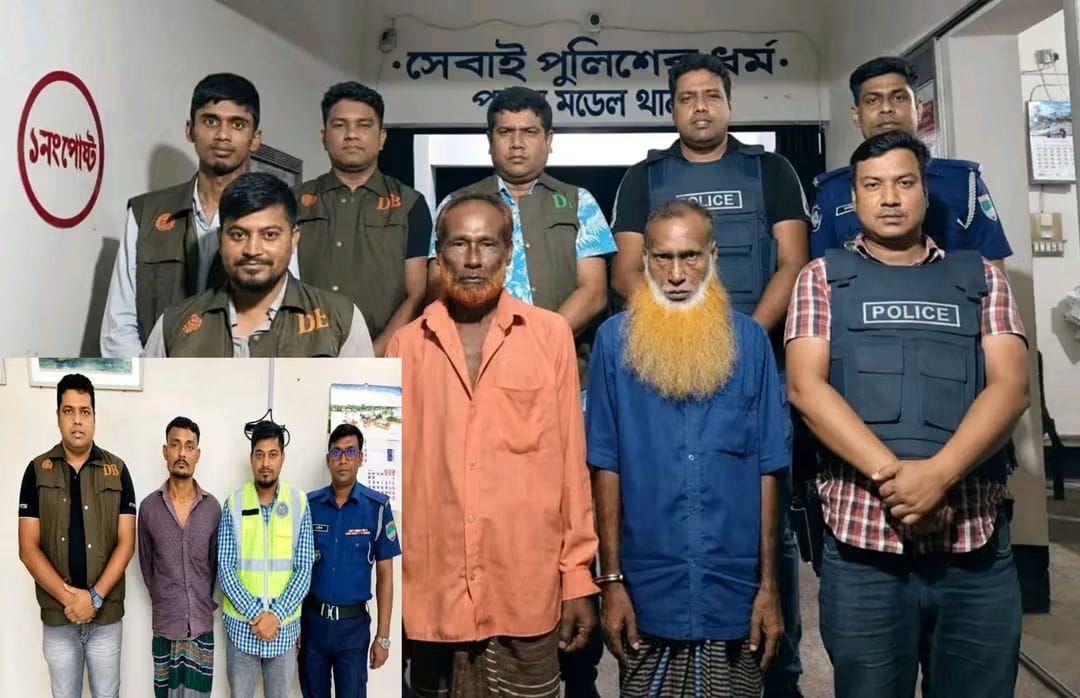 কোটচাঁদপুরে সড়ক ডাকাতির ঘটনায় সর্দারসহ আন্তঃবিভাগীয় ডাকাত দলের ৩ সদস্য গ্রেপ্তার, লুণ্ঠিত মালামাল উদ্ধার।