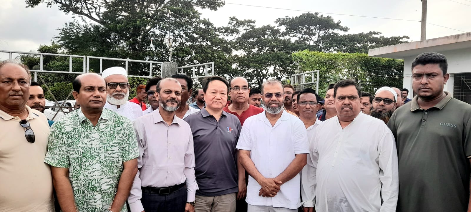 বাগেরহাটের রামপাল খানজাহান আলী বিমানবন্দর নির্মাণে চায়না প্রতিনিধির পরিদর্শন