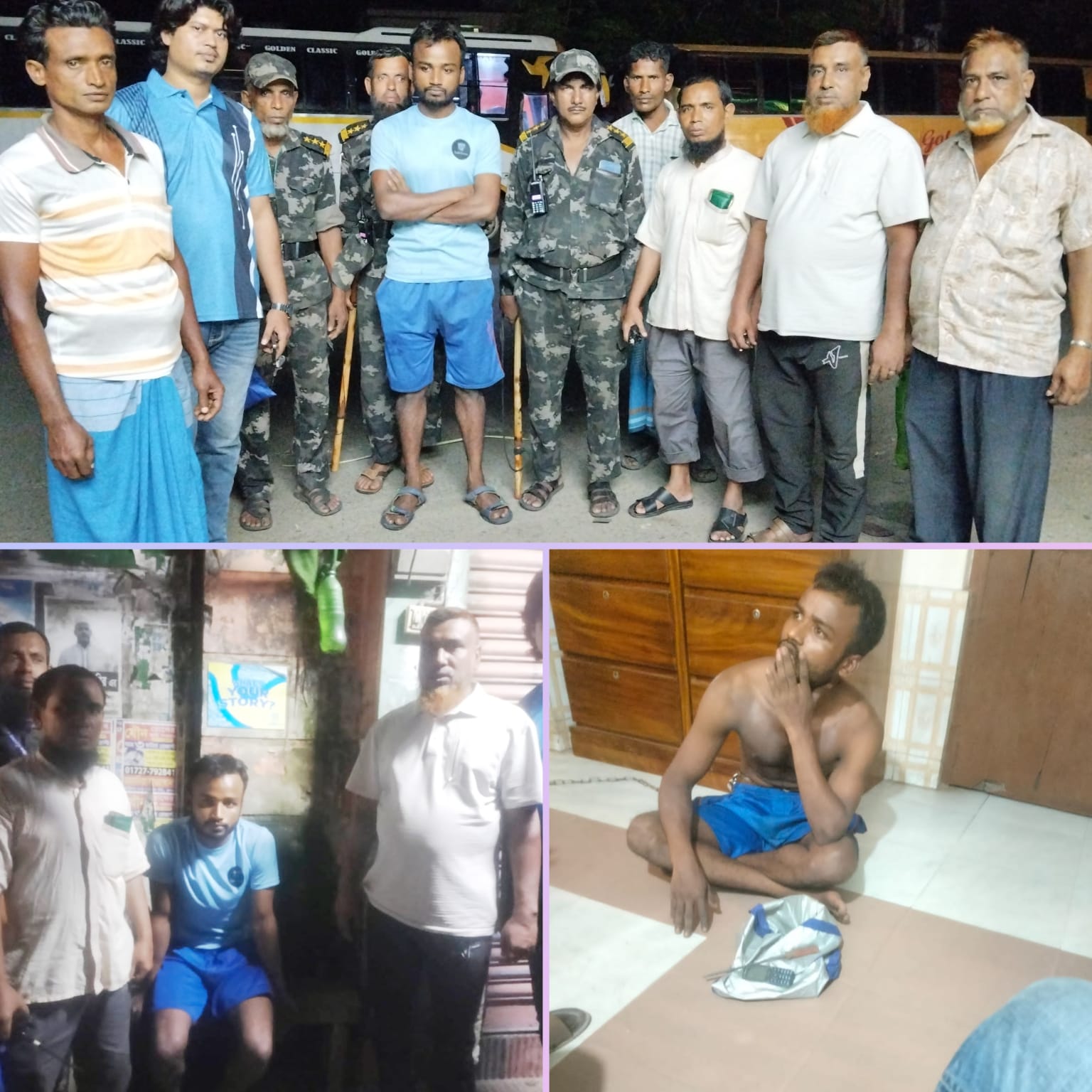 ফুলতলা টিএনটি টাওয়ার থেকে তার চুরির সময় যুবক আটক