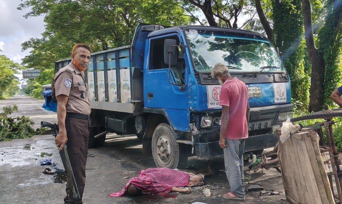 পিকআপের ধাক্কায় ভ্যানচালক নিহত