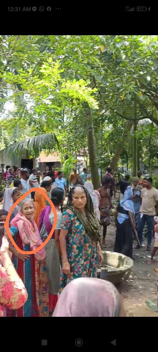 জমি বিরোধে বৃদ্ধার মৃত্যুকে ‘হত্যা’ বলে চালিয়ে দেওয়া
