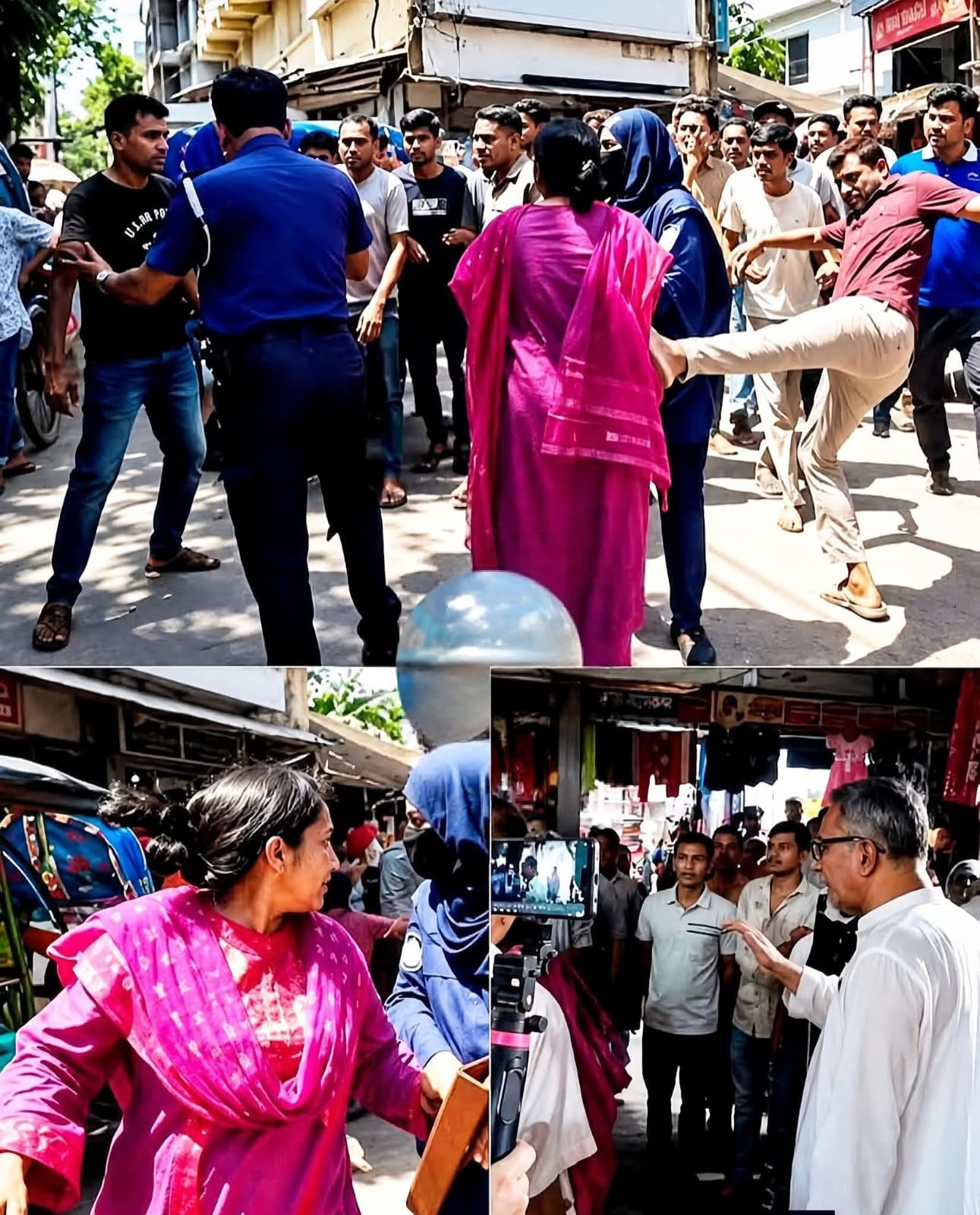 নারী উদ্যোক্তাকে প্রকাশ্যে মারধর ও লাঞ্ছনা
