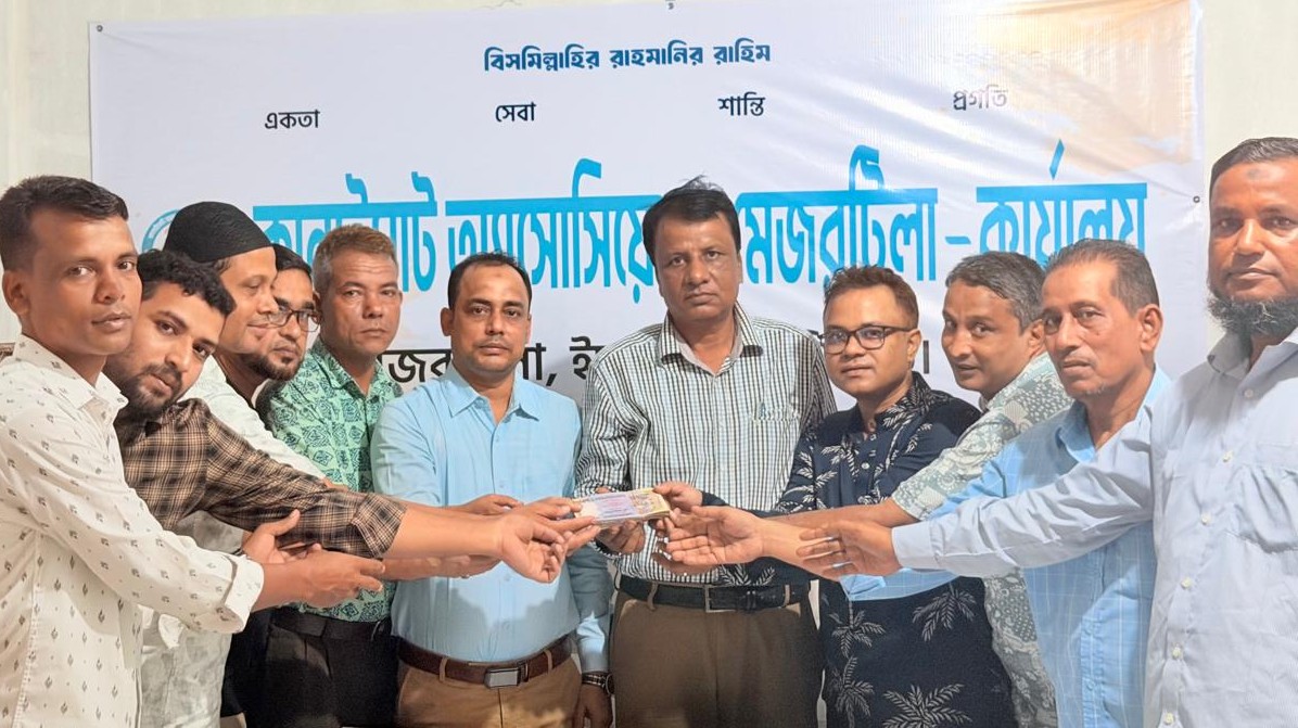 গাছবাড়ী-হরিপুর সড়ক সংস্কারে এগিয়ে এলো কানাইঘাট অ্যাসোসিয়েশন মেজরটিলা