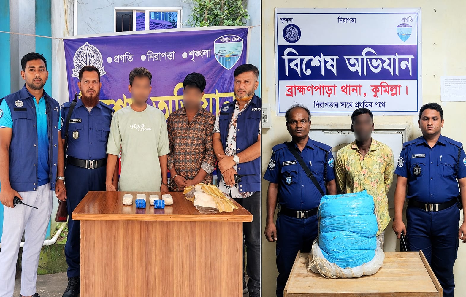 মাদকবিরোধী অভিযানে ১০ হাজার ৮৮৮ ইয়াবা ও ৫১ কেজি গাঁজা উদ্ধার।আটক-৭৫