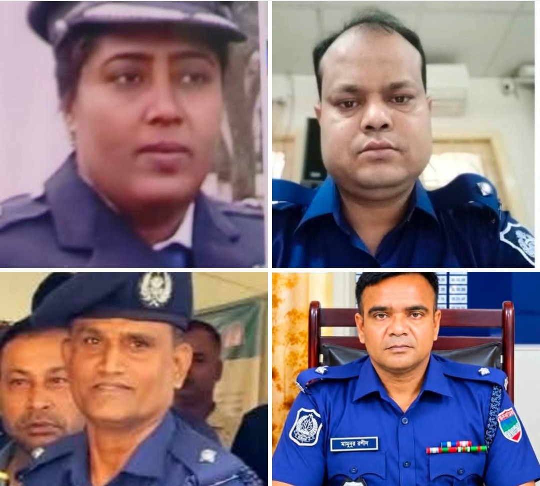 যশোর জেলা পুলিশের সাত কর্মকর্তা বদলি